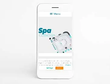 Web multilingüe d'un grup d'empreses en un mòbil